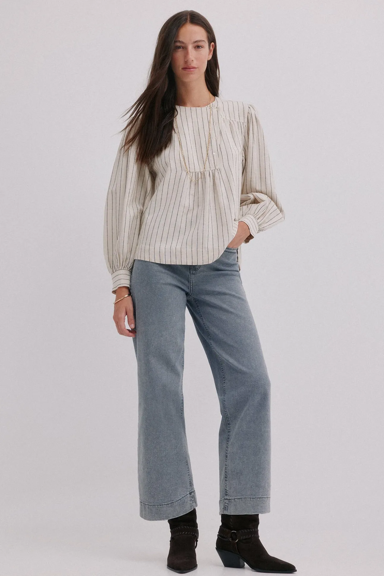 Griselda. Blusa a rayas