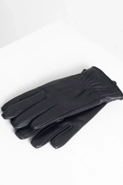 Guantes piel vacuno negro