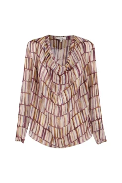 Guisselle. Blusa con cruce asimétrico