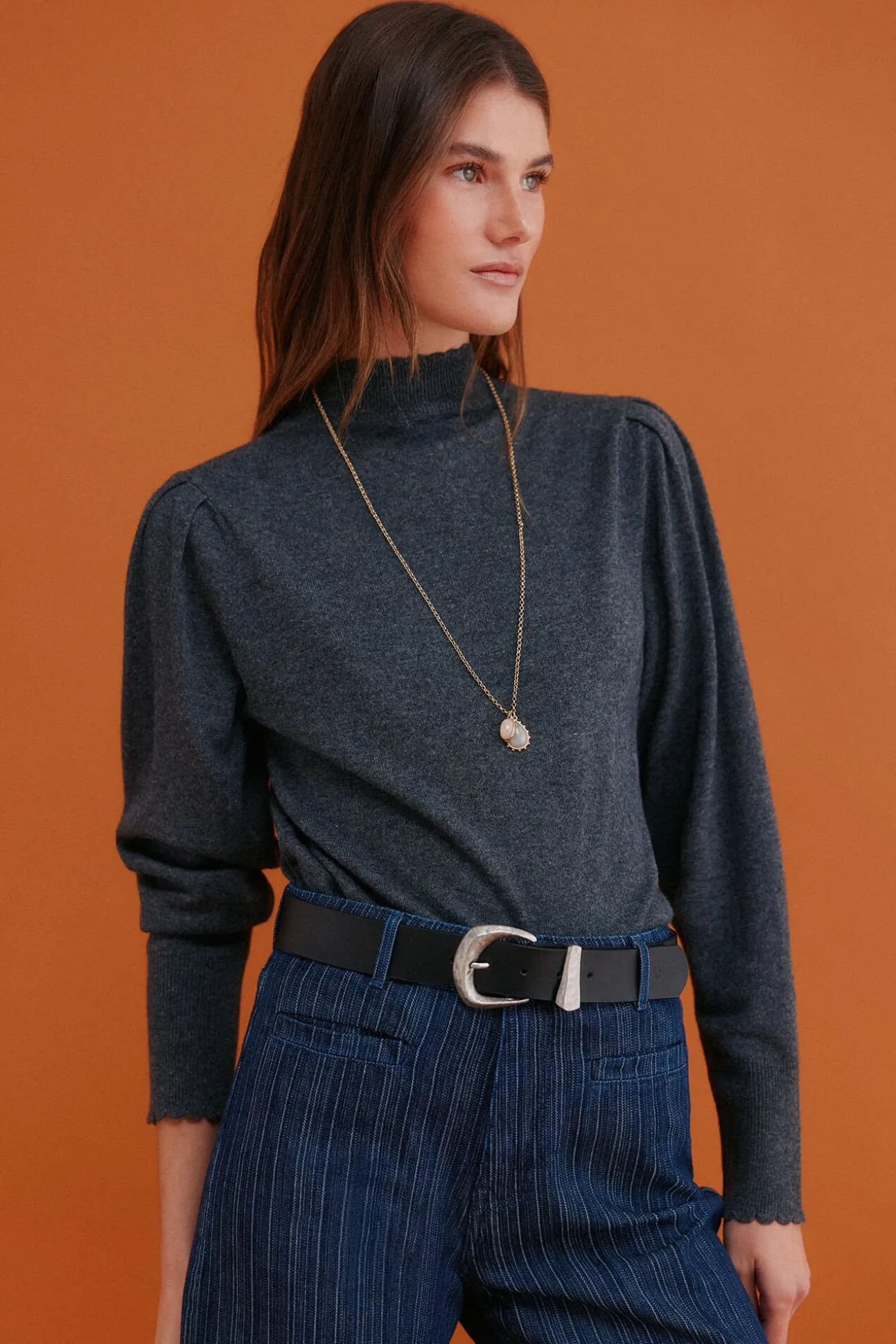 Ingrid. Jersey manga larga