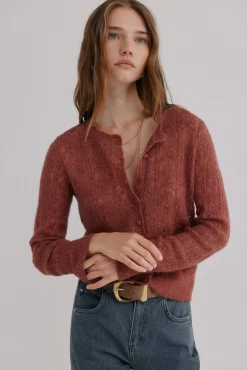 Inés. Cárdigan calado