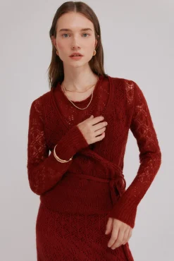 Iria. Chaqueta calada