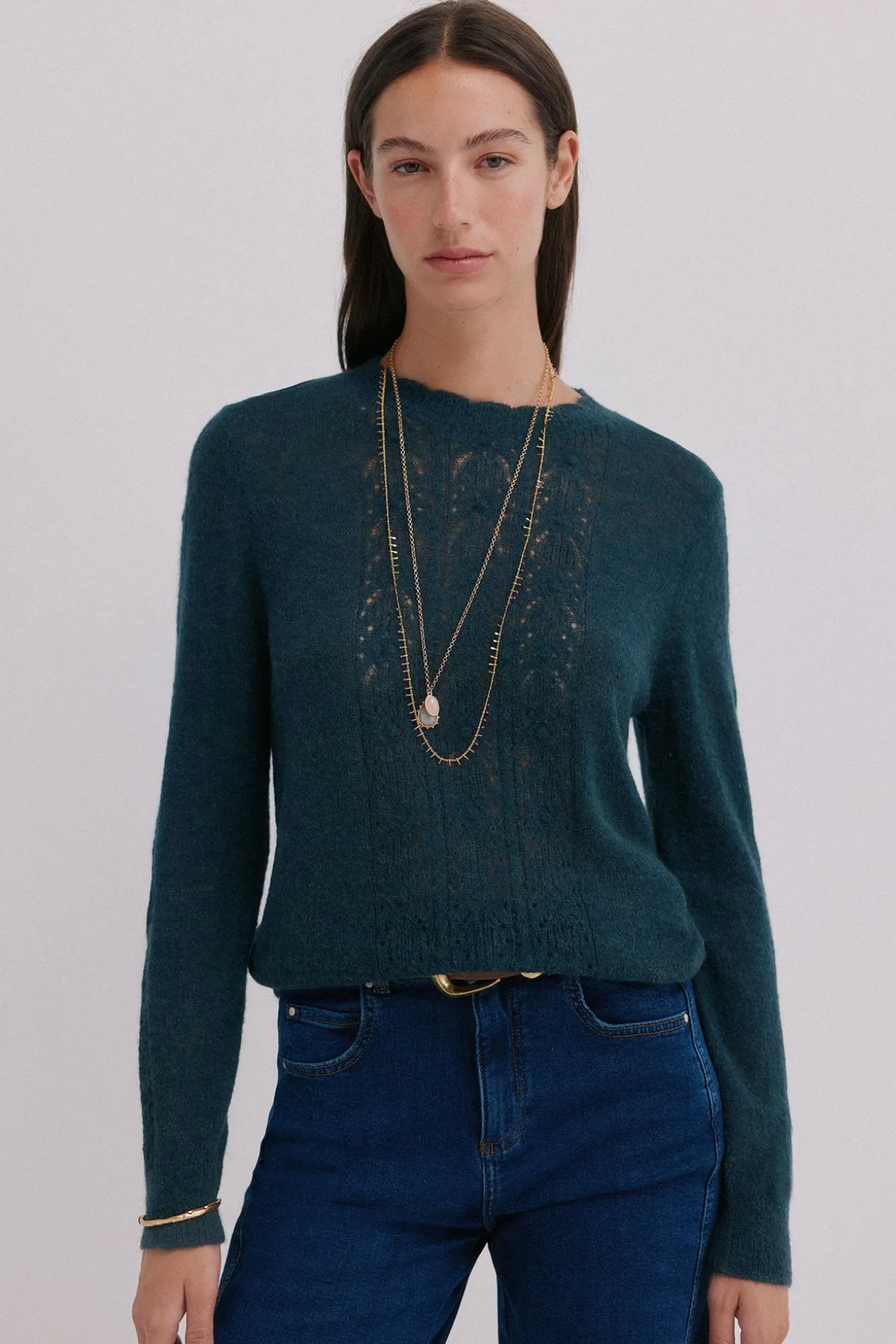 Isabella. Jersey calado