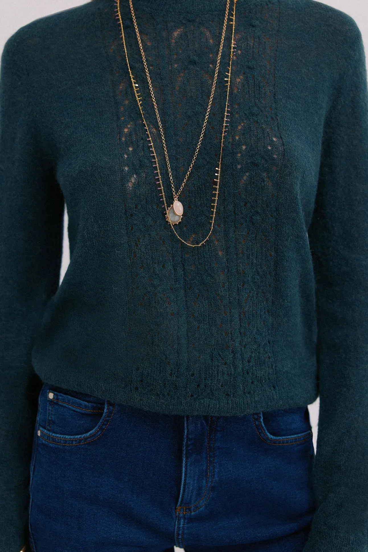 Isabella. Jersey calado