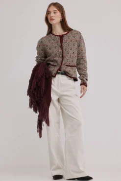 Isela. Cárdigan jacquard