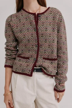 Isela. Cárdigan jacquard