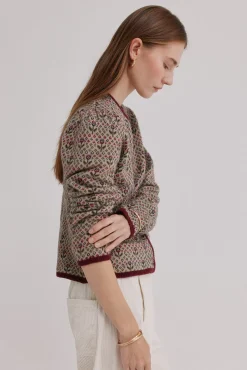 Isela. Cárdigan jacquard