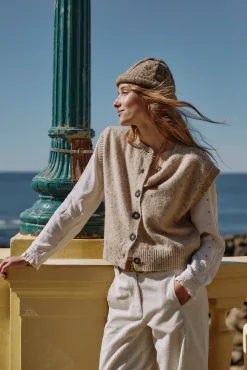 Ita. Chaleco jaspeado