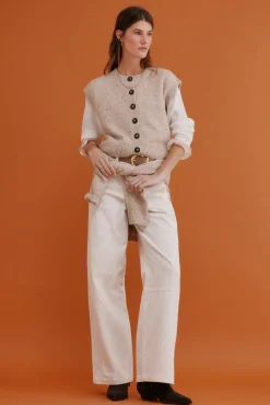 Ita. Chaleco jaspeado