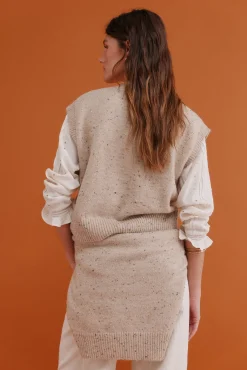 Ita. Chaleco jaspeado