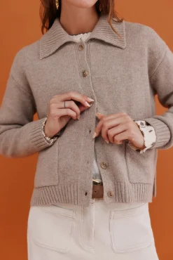 Itziar. Cárdigan con bolsillos