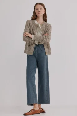 Ivette. Cárdigan calado