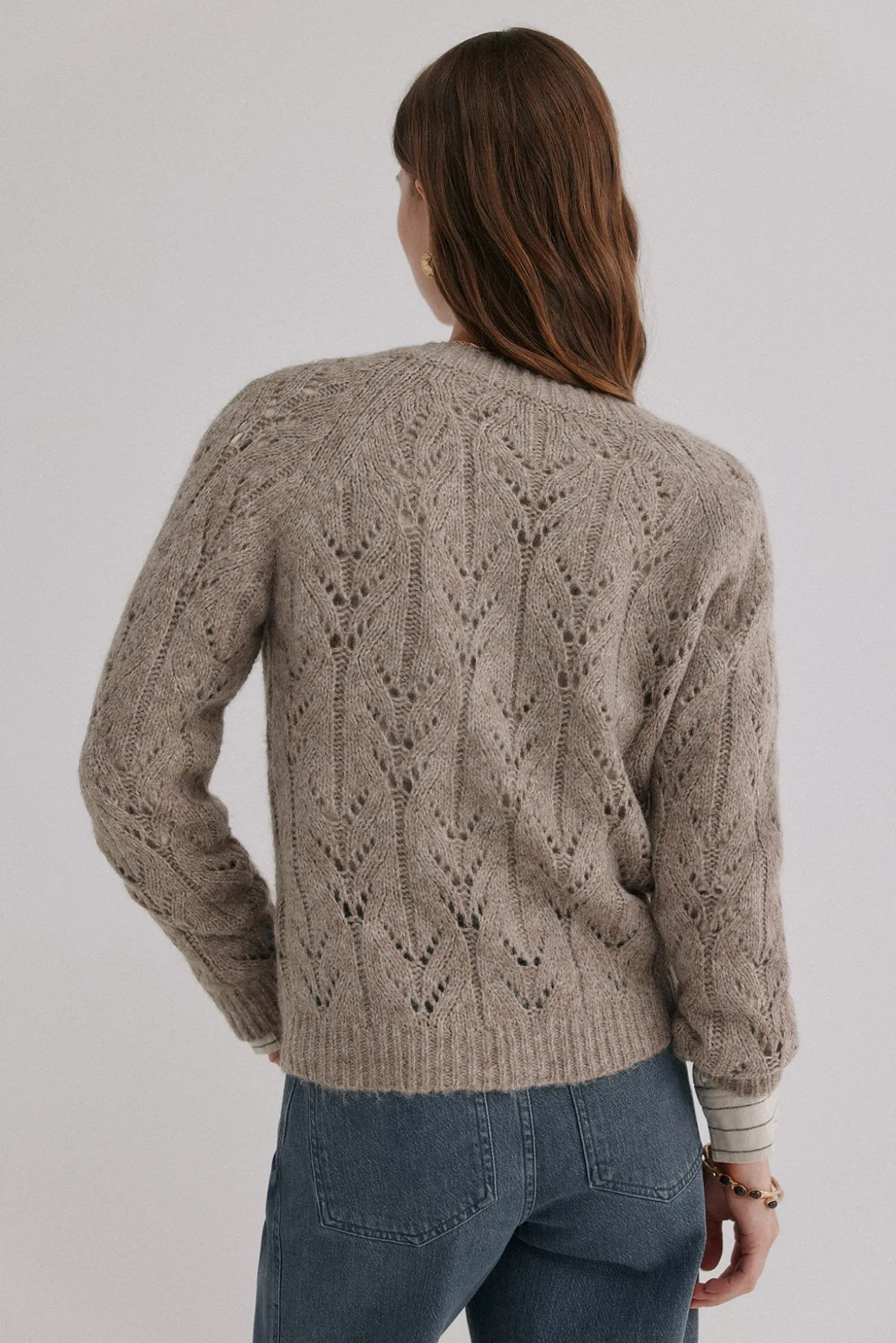 Ivette. Cárdigan calado