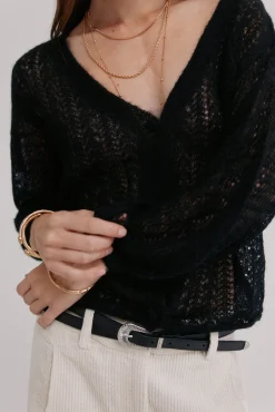 Ivy. Cárdigan calado