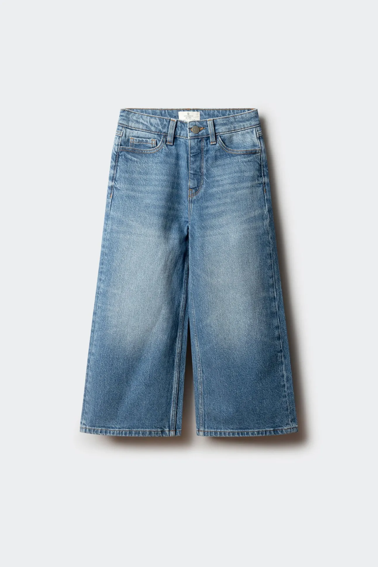 Jeans denim culotte niña