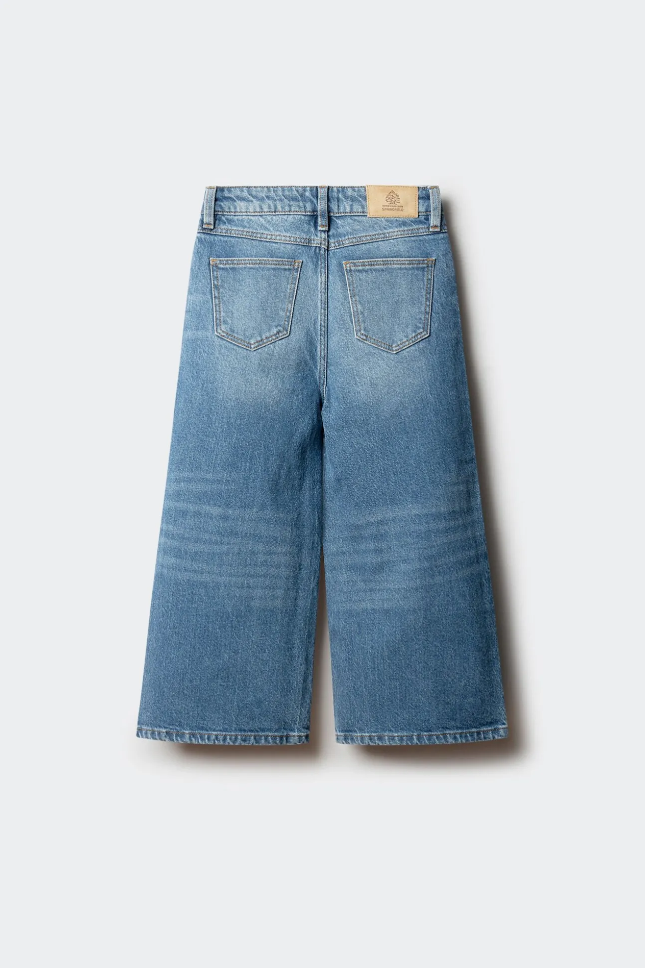 Jeans denim culotte niña