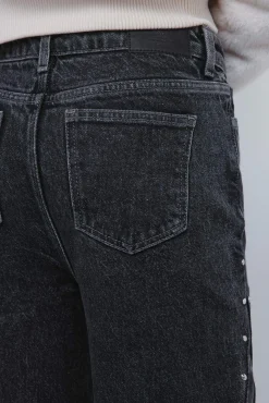 Jeans denim culotte TACHAS niña