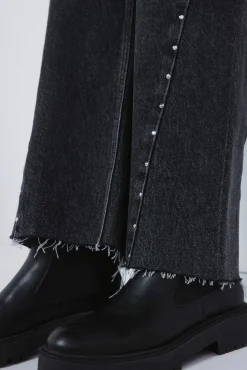 Jeans denim culotte TACHAS niña