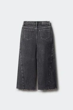 Jeans denim culotte TACHAS niña