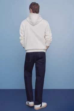 Jeans lavado desencolado straight fit