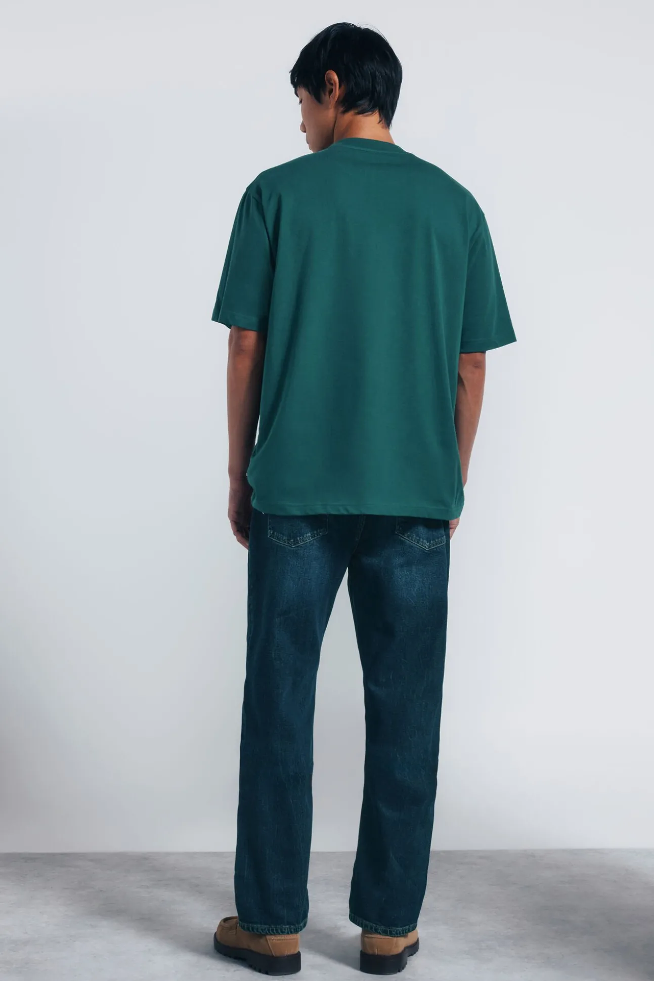 Jeans lavado oscuro regular fit