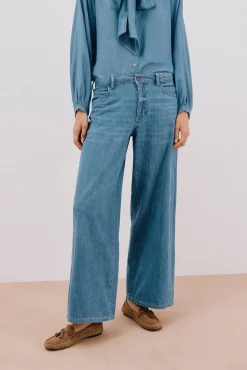 Jeans long palazzo