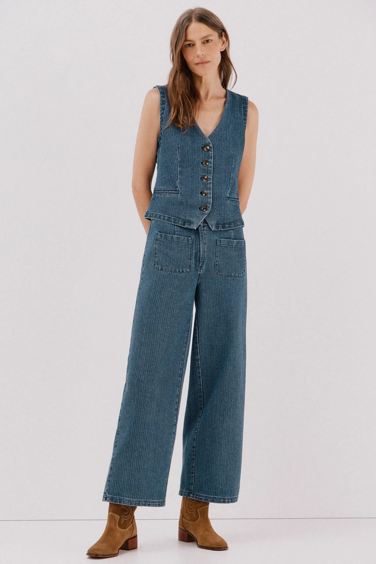 Jeans marine textura