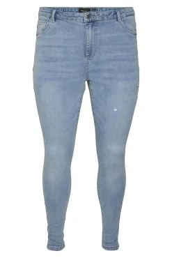 Jeans pitillo talla grande