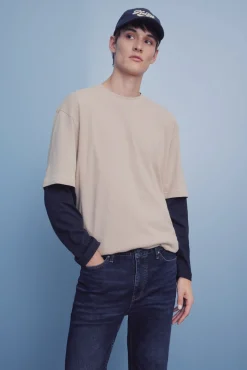 Jeans skinny lavado oscuro