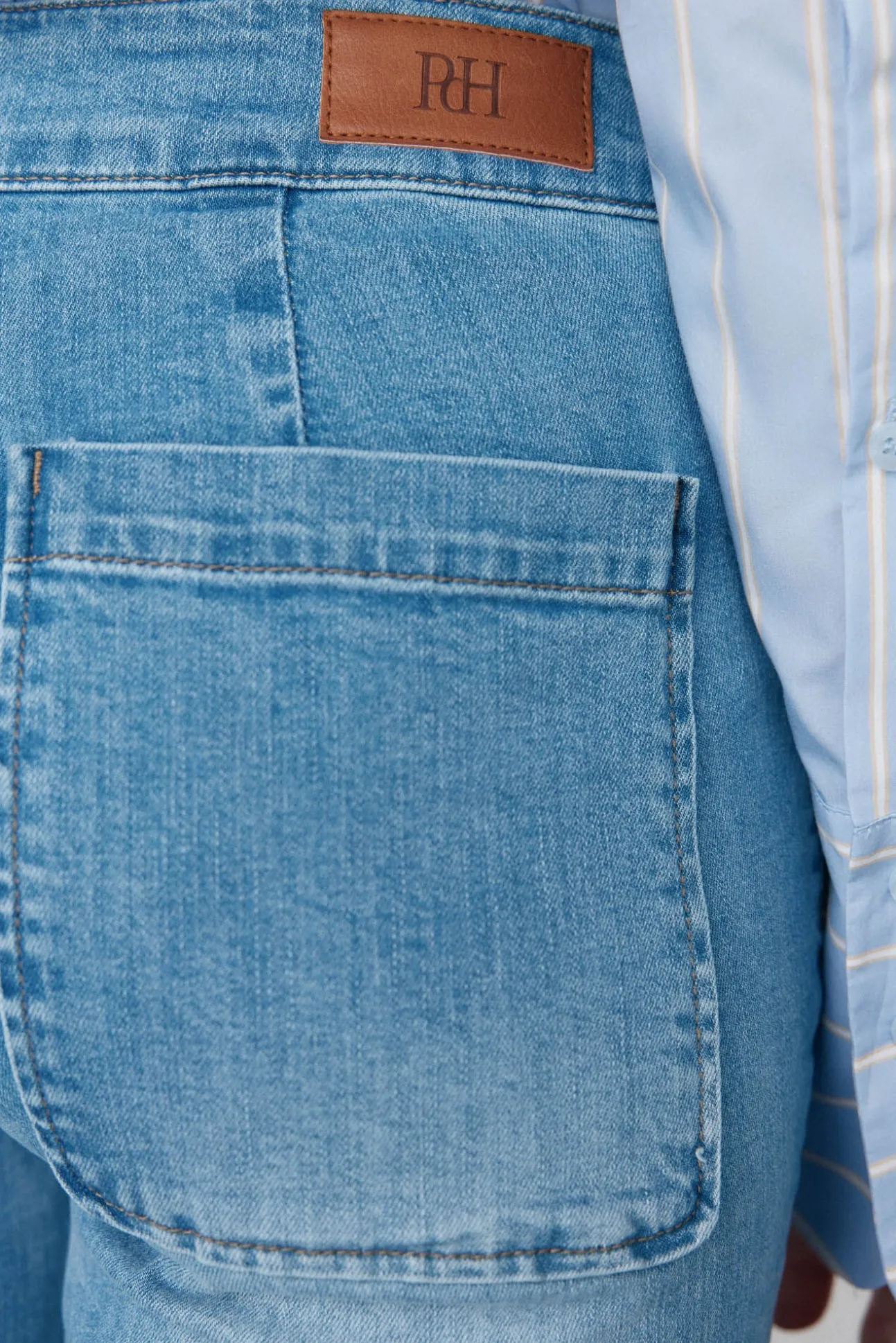 Jeans stove pipe cropped