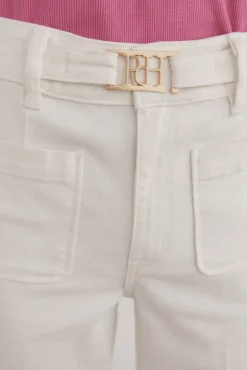 Jeans stove pipe cropped