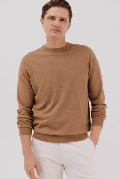 Jersey algodón cashmere cuello caja