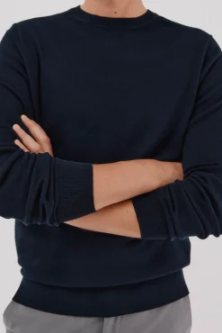 Jersey algodón cashmere cuello caja