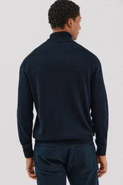 Jersey algodón cashmere cuello alto