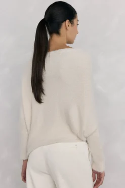 Jersey asimétrico hilatura con brillo