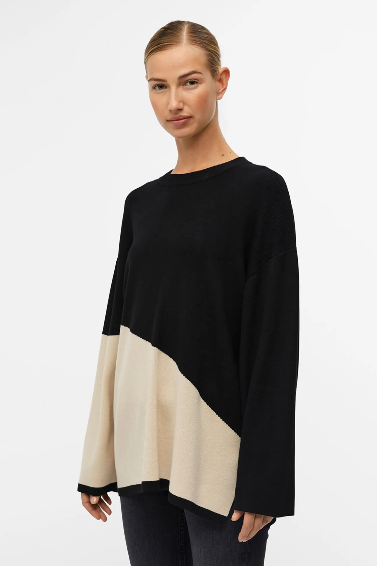 Jersey bicolor amplio