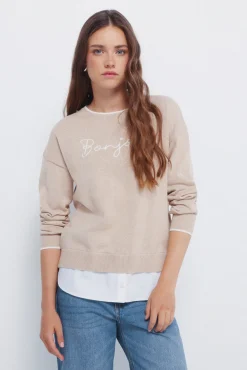 Jersey "Bonjour" combinado