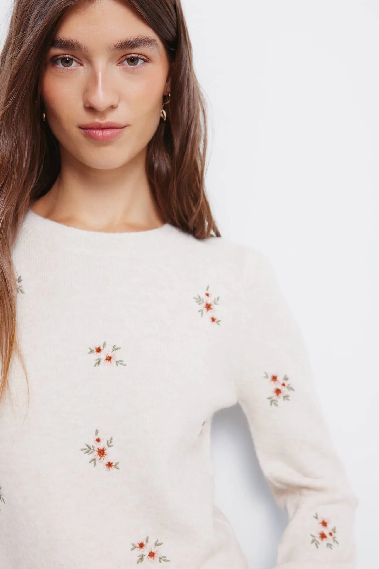 Jersey bordados flores