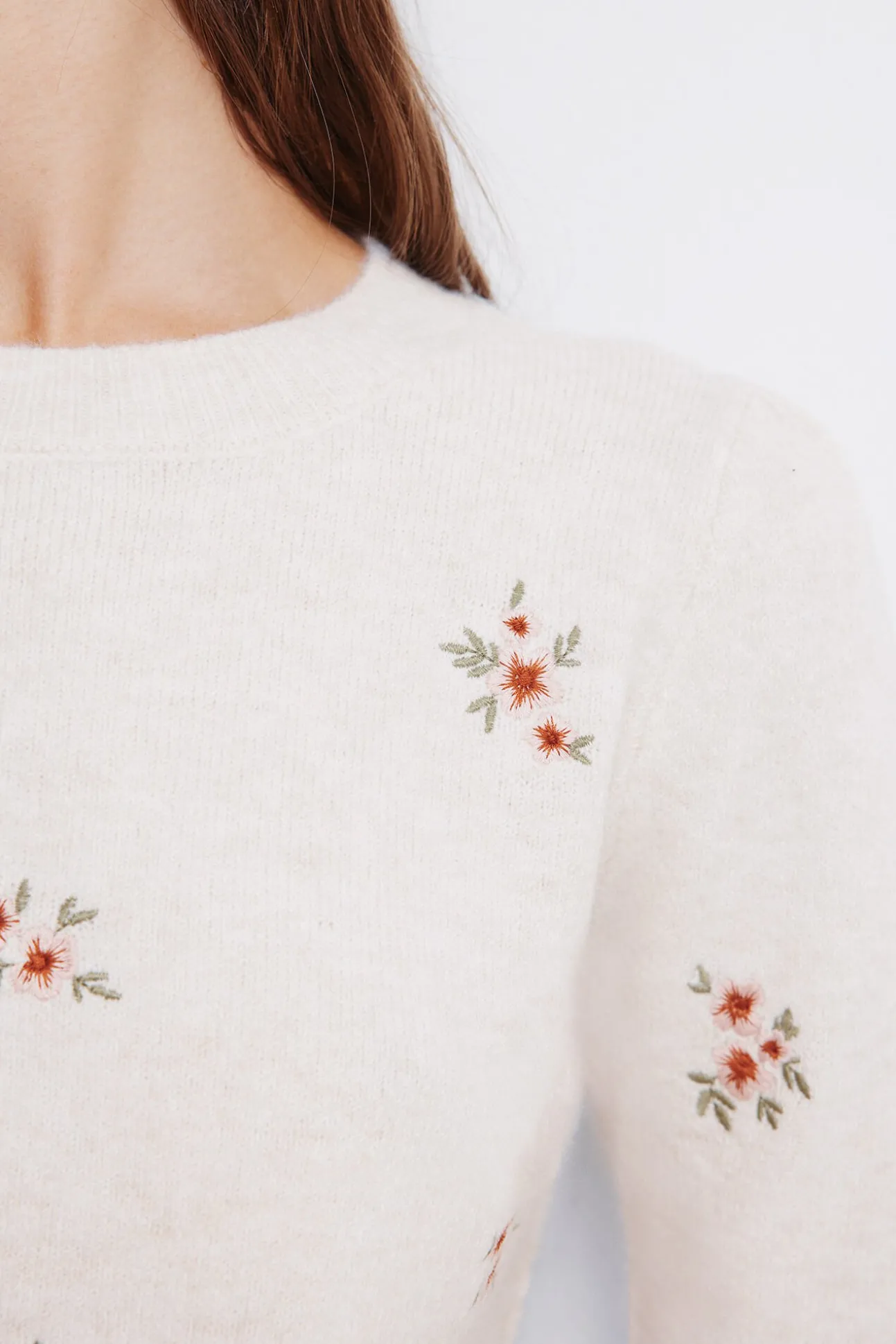 Jersey bordados flores