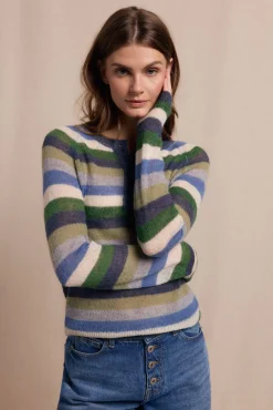 Jersey botones rayas