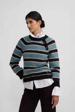 Jersey botones rayas