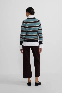 Jersey botones rayas