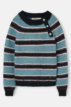Jersey botones rayas