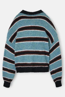 Jersey botones rayas