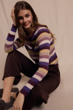 Jersey botones rayas