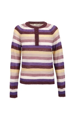 Jersey botones rayas