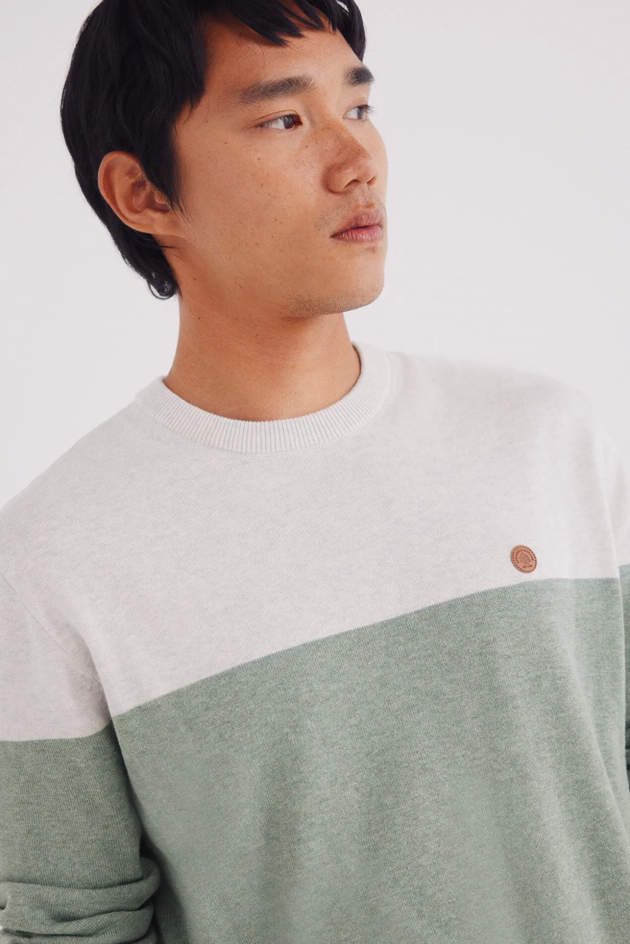 Jersey básico bloque color