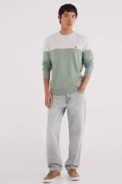 Jersey básico bloque color