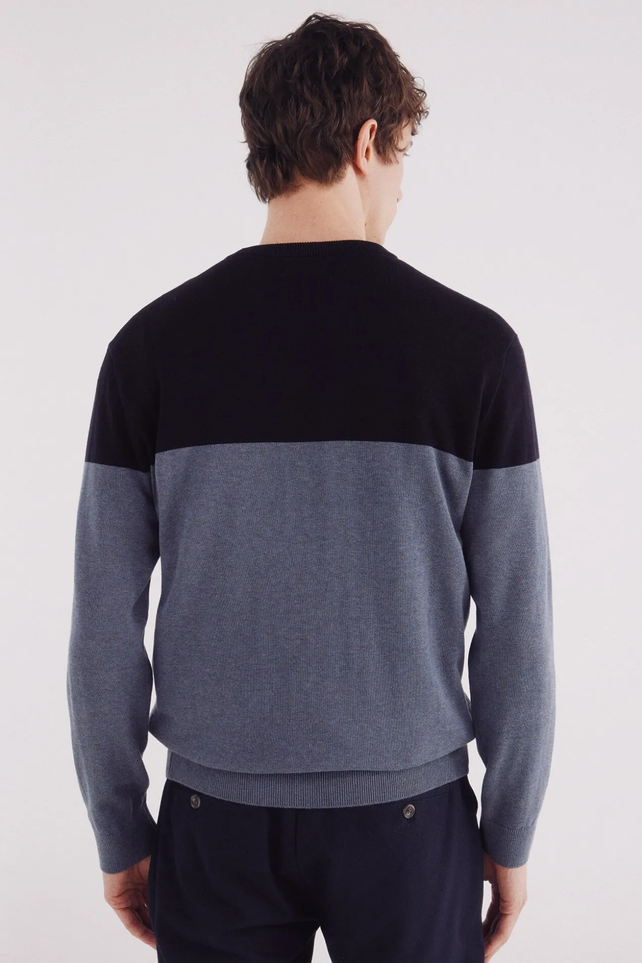 Jersey básico bloque color