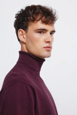 Jersey básico cuello alto